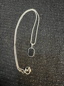 Painted Rectangle Pendent