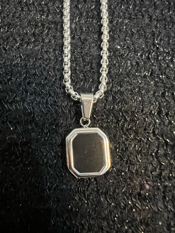 Painted Rectangle Pendent