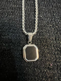 Painted Rectangle Pendent