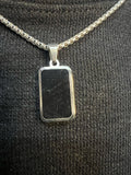 Silver pendant necklace