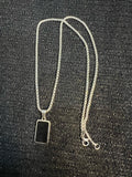 Silver pendant necklace