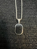Painted Rectangle Pendent