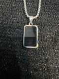 Silver pendant necklace