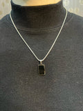 Silver pendant necklace