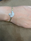 Gold Snake Design Swan Duck Bracelet