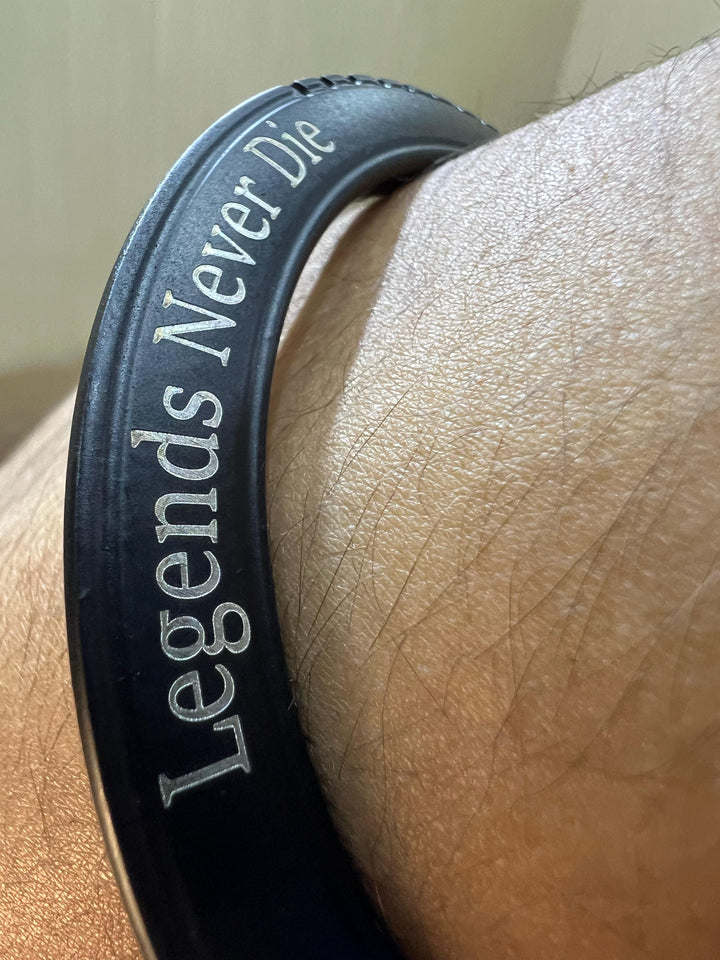 Sidhu Moose Wala Men"s Bracelet Latest Design Black Punjabi Kara for Men Sidhu Moose Wala Black Punjabi Sikh Kara Bracelet Latest Design Premium Quality Bracelet For Men And Boy