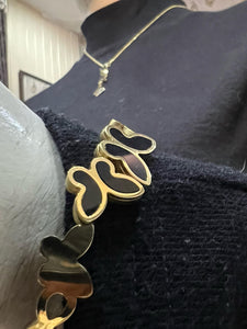 Butterfly Pendant Necklace and Bracelet Kara