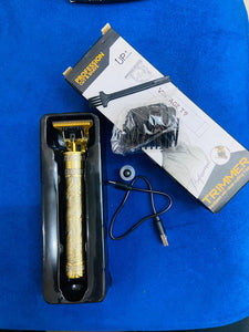 Vintage T9 trimmer professional Rechargeable Hair clipper dragon design